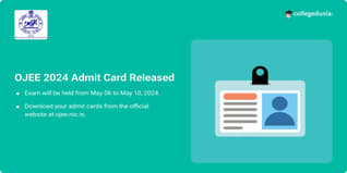 OJEE 2024 Admit Card Out @ojee.nic.in; Check Exam Schedule & Direct Link Here